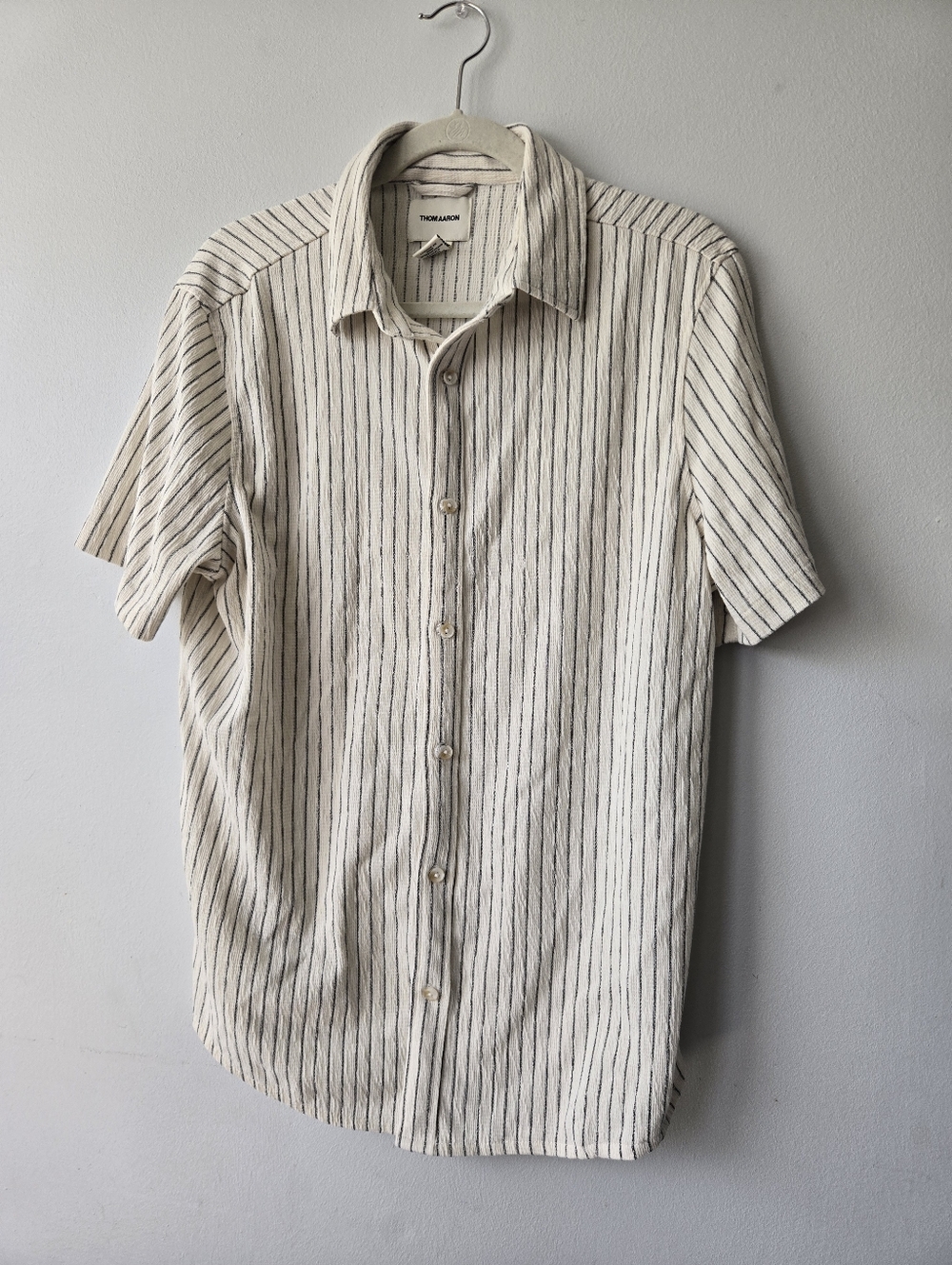 Thom Aaron Striped Shirt Large